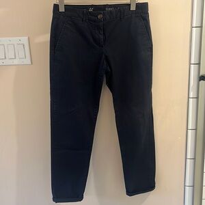 Gap Broken-In Straight style navy khakis, Size 2